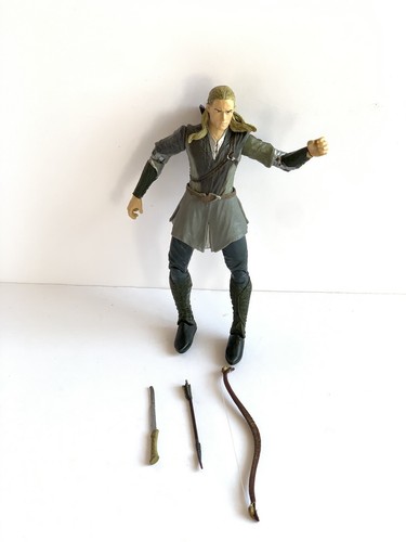 Der Herr der Ringe FOTR Mirkwood Legolas Actionfigur unvollständig 2001 Toybiz - Bild 2 von 8