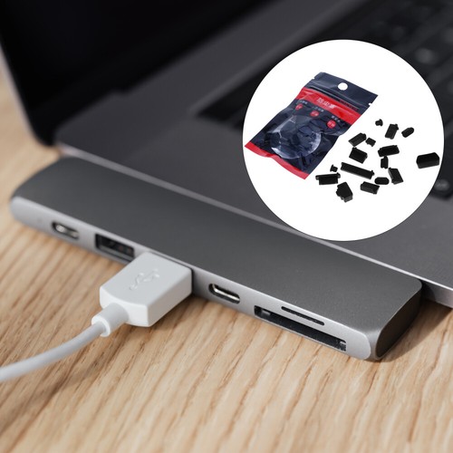 160 Pcs/10 Notebook Dust Plug Charging Port Stopper Computer Plugs - Photo 3/12