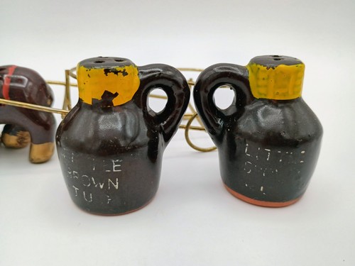 Vintage Donkey Cart And Jugs Salt And Pepper Shaker Set - Picture 8 of 19