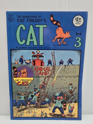 FAT FREDDY'S CAT #3, VF/NM, Underground, Shelton, 1988, Rip Off Press - Picture 1 of 3