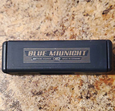Hohner Blue Midnight MS Diatonic Harmonica Key of C w/ Case Made in Germany