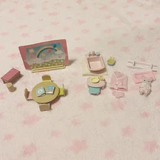 sylvanian calico critters accessories rainbow nursery sophie's love n care!