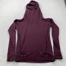 Lululemon Burgundy Pullover Hoodie Athletic Thumbhole Comfort Layering