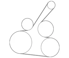 Genuine Nissan Belt-fan 11720-1KT0A