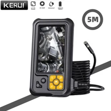 5M 1080P Handheld Industrial Endoscope Borescope 8mm Inspection Snake Camera 