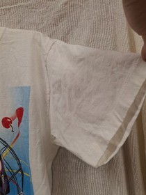 Vintage Sega Saturn Tour 1995 Cherry Coke T-Shirt Stadium Court Size L RARE!!