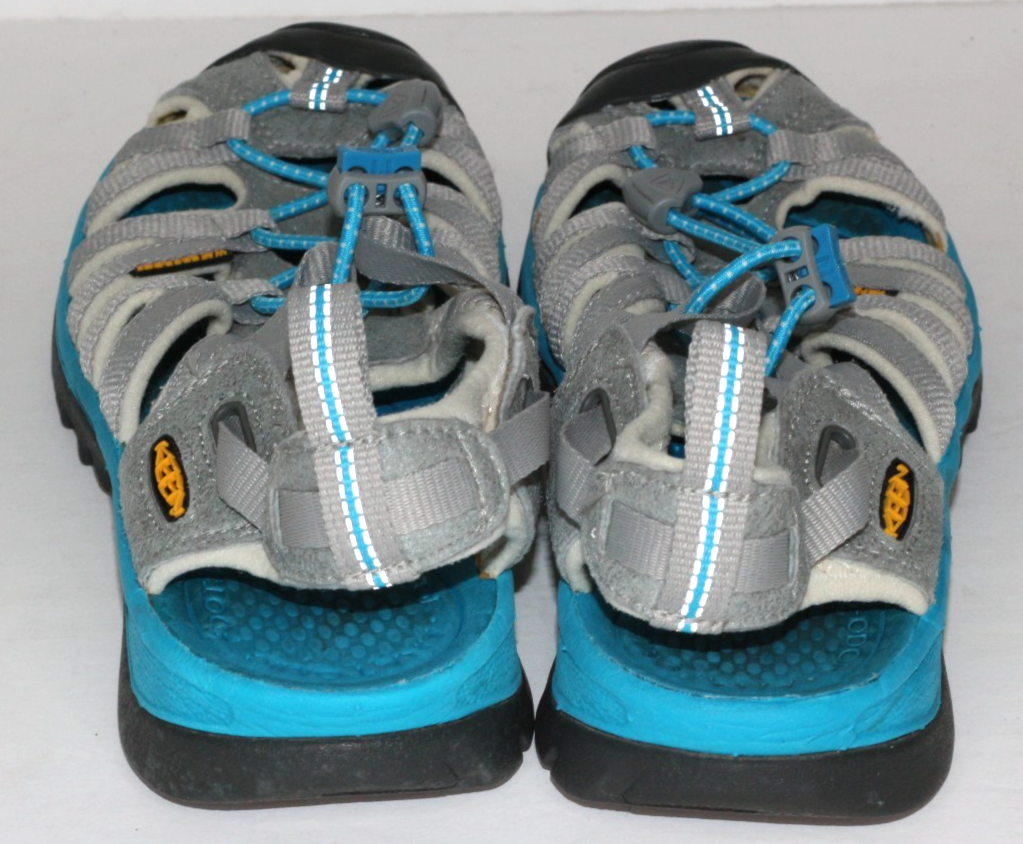 Sandalo Keen Donna Tg 7 Whisper Sport Passeggio Impermeabile Blu Grigio Escursionismo Leggi