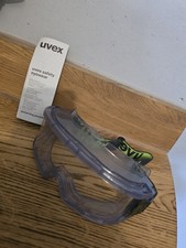 UVEX Safety Goggles Anti-Fog Anti-Scratch Clear Lens 9301-105 Ultravision  EN166