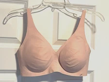 KNIX REVOLUTION WIRELESS V NECK BRA ROSE WATER SZ M+ NEW