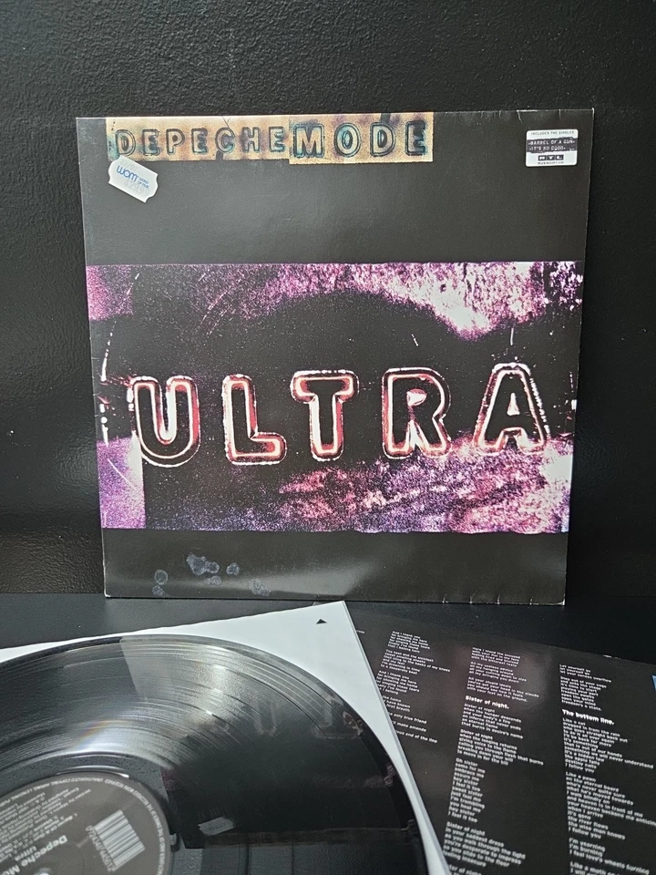 Depeche Mode Ultra Lp Vinyl OG 1997 1st Europe Press W/Hype/Insert VG+/EX Wax - Image 2 of 4