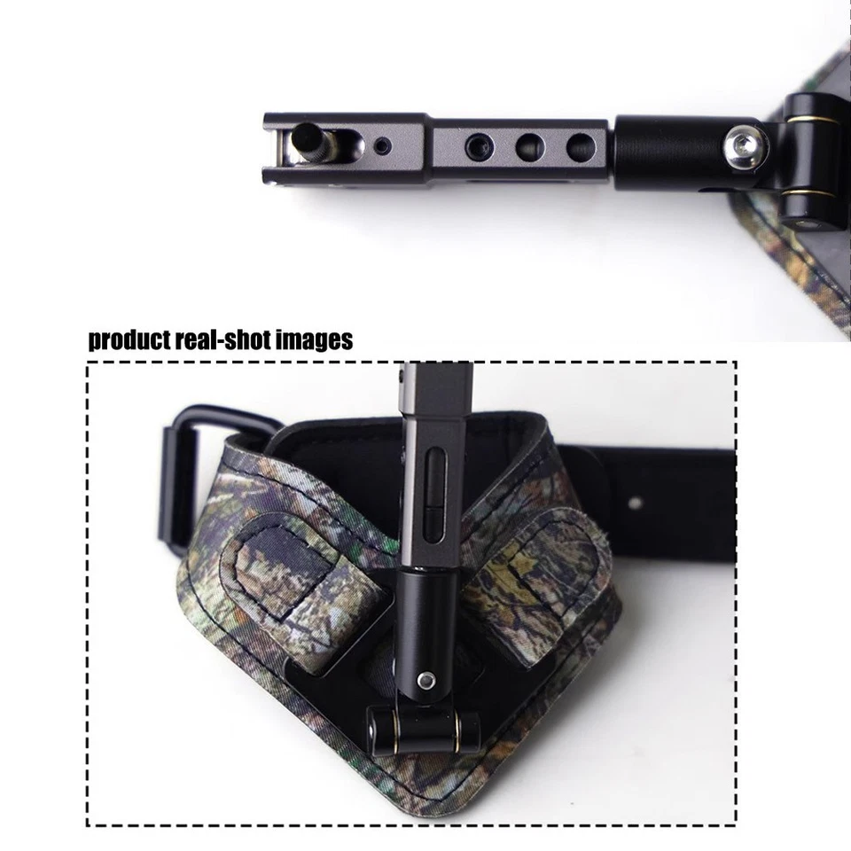 Archery Compound Bow Release Aids Camo Adjustable Caliper Wrist Strap Trigger - Image 3 of 4