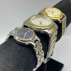 Vintage Guess Two-Tone Stainless Steel Watch Lot of 3 Men's & Women's — photo 3