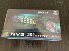 PNY NVIDIA NVS 300 x16 PCIe w/ Driver CD and Video Adapters New Sealed