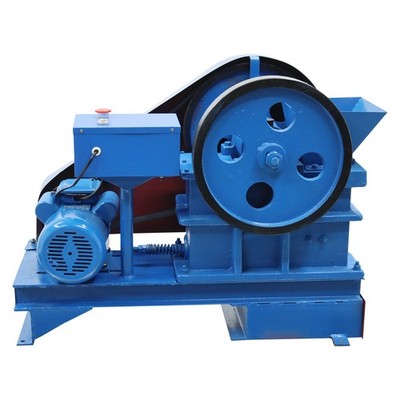 3.15''x6.3'' Rock Ore Slag Steel Slag Coal Stone Jaw Crusher 220V 480-1800kg/h
