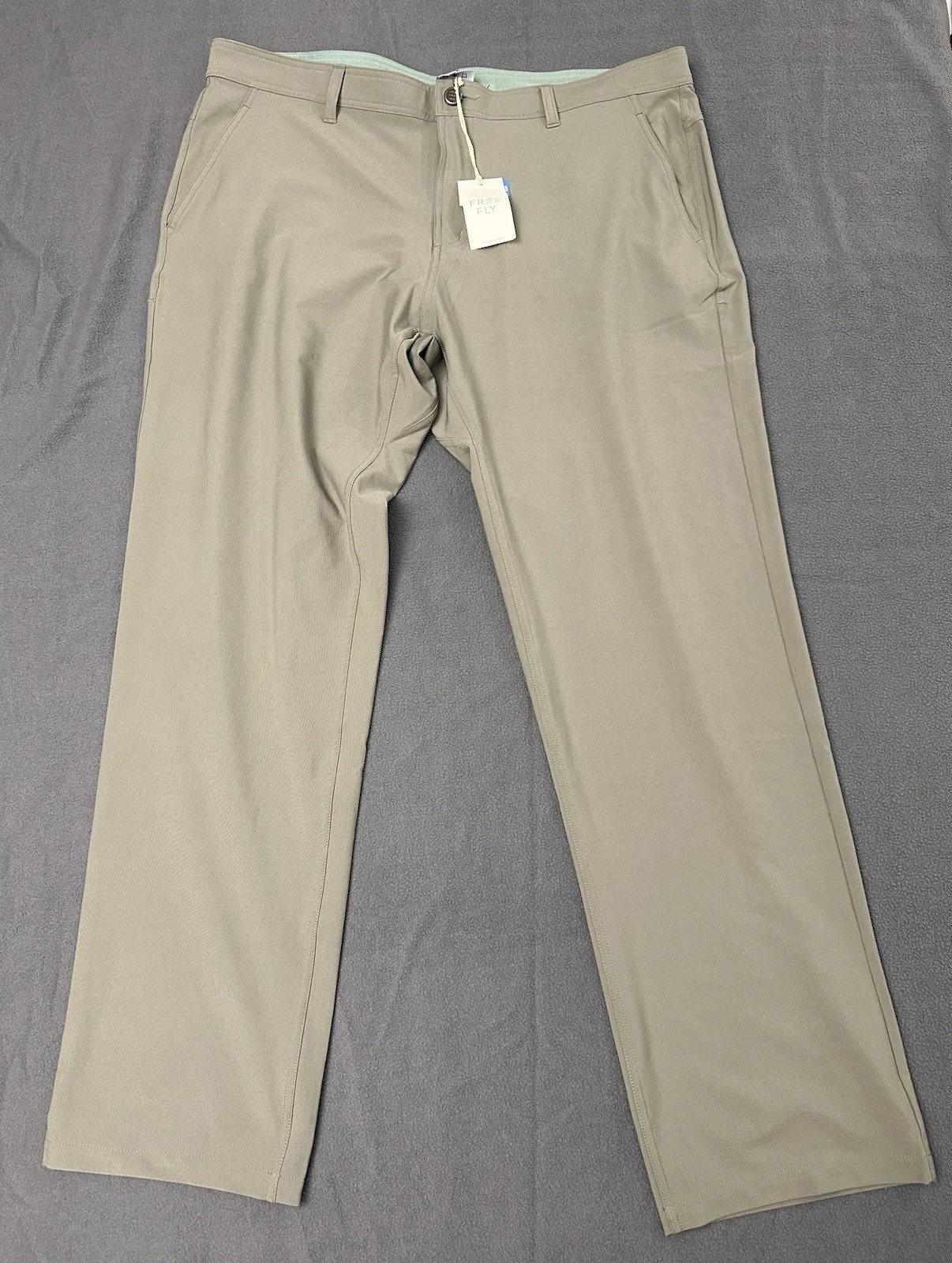 FREE FLY Nomad Pants Mens 38X32 Granite Lightweight Quick Dry Stretch Golf Pant