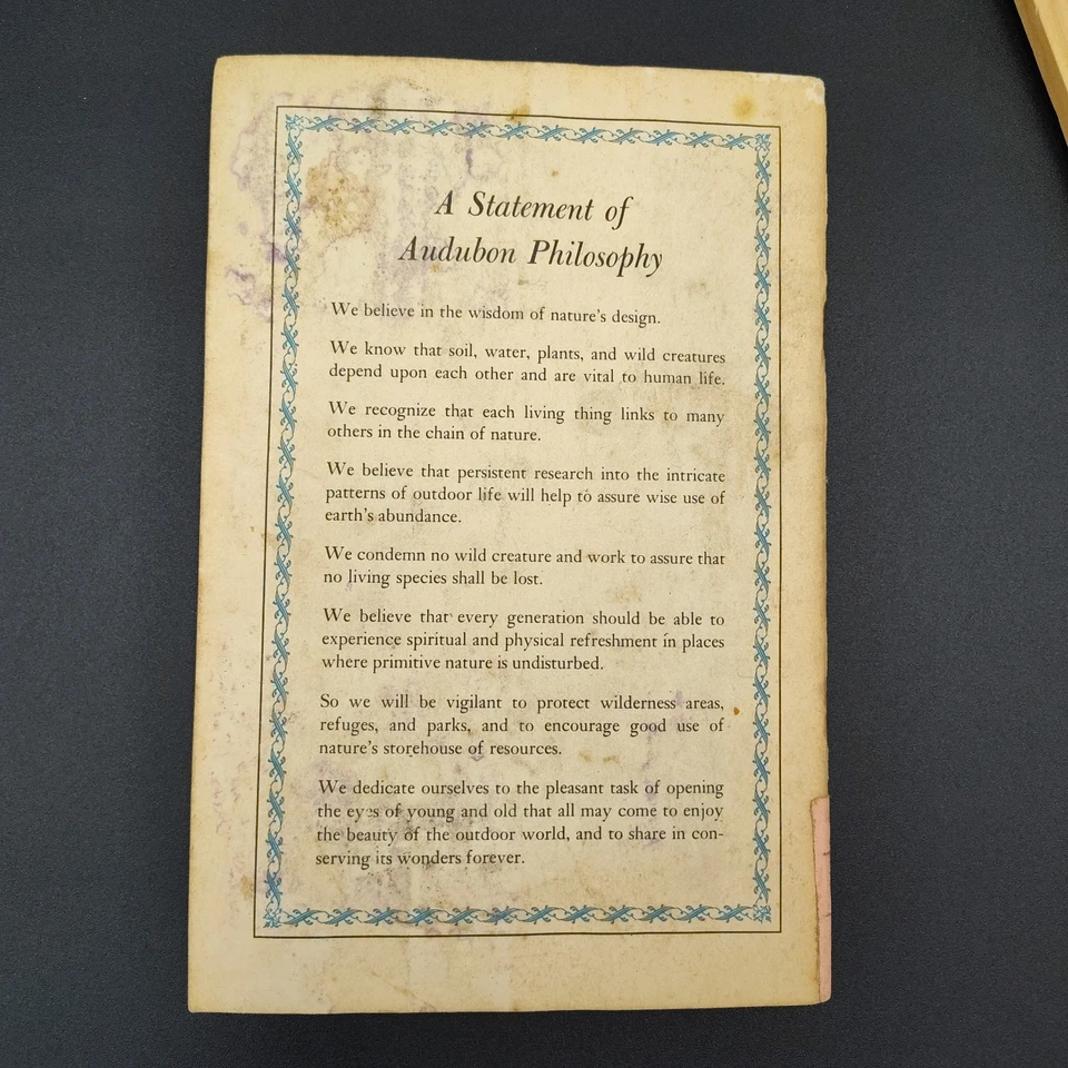 ✅📗Life in Flowing Waters Hopkins Book Amos Audubon Nature Program 1960📸SEE📏📸 - Image 2 of 4