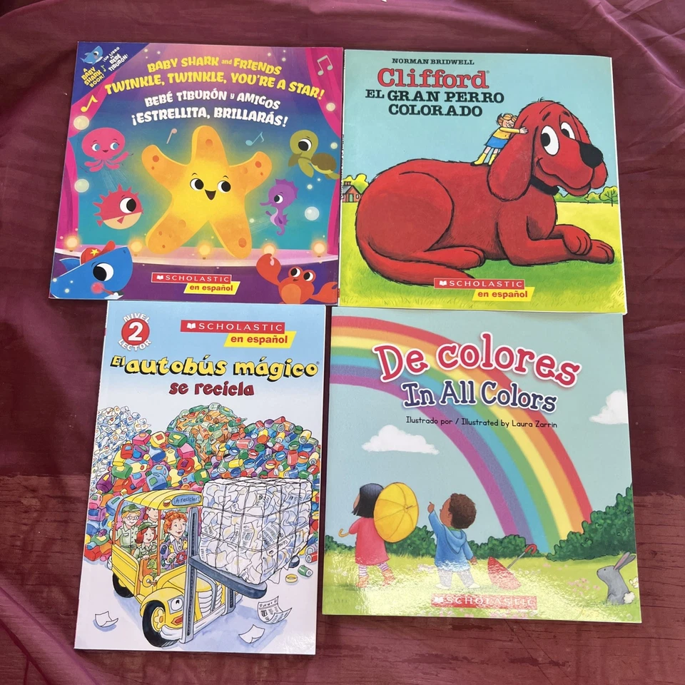 Lot of 10 Children's Spanish picture books Chapter books   Espanol  New Like new - Image 2 of 4