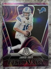 🔥2025 Panini Mosaic ~ Jared Goff #9 Visionary ~ Case Hit ~ Detroit Lions QB 1🔥