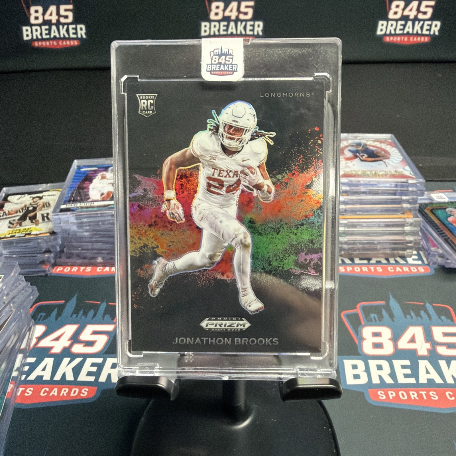 2024 Panini Prizm Draft Picks - Black Color Blast Jonathon Brooks #CB-19 (RC)