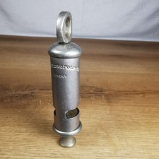 Vintage J Hudson Metropolitan Police Whistle Reg No 572710 Acme Patent WW1 Era
