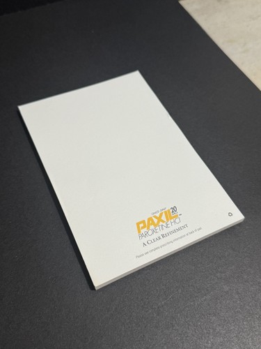 Vintage Paxil Prescription Pharmaceutical Notepads Ad Promo Drug Rep 90s