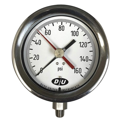 #ad DURO 42070613 MAXHAND Pressure Gauge 4 1 2quot; Dial Size 442Y21 $310.30