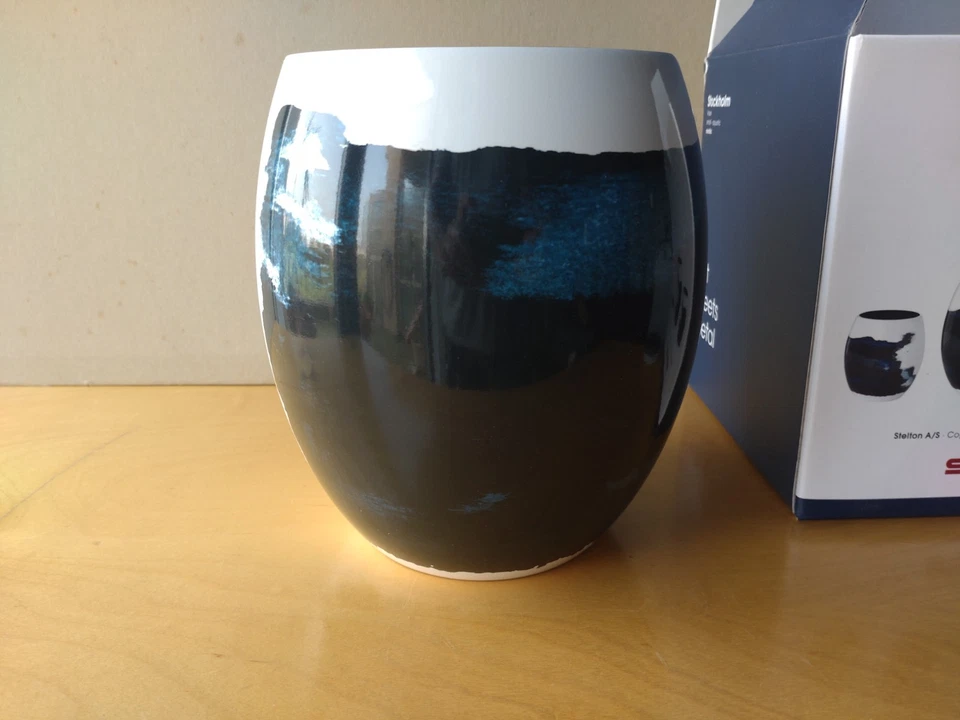Vaso Stelton Stockholm Aquatic piccolo alluminio smalto Foto 4 de 4