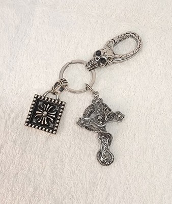 小物 Chrome Hearts Key Ring Classic Chrome Hearts Keychain Charm - Key Holder | eBay