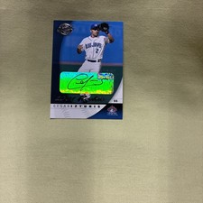 2001 Donruss Class Of 2001 Cesar Izturis #191 AUTO Rookie Blue Jays /1875 🔥