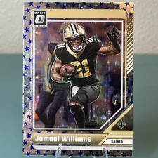 2024 Panini Donruss Optic Jamaal Williams #142 Stars Emoji Prizm Saints