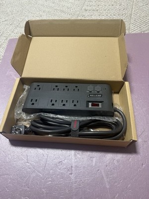 BESTEK 8-Outlet 6Ft Extension Cord Power Strip with 4 USB  1875W Surge Protector