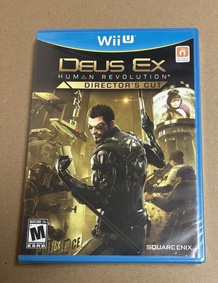 DEUS EX Director s Cut game for the Nintendo Wii U Brand New