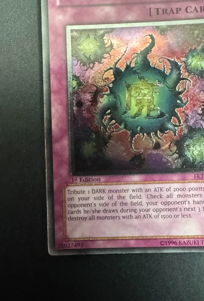 Deck Devastation Virus FET-EN058 Ultimate Rare 1st Edition Never Played NM/VLP  - Image 3 of 4