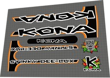 Set decalcomanie Kona Stinky Dee-Lux 1999