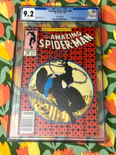 Amazing Spider-Man #300 CGC 9.2 / 1988 / NEWSTAND Edition / WHITE Pages!