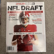 BRYCE YOUNG ALABAMA 2023 ATHLON SPORTS PRO FOOTBALL NFL DRAFT MAGAZINE