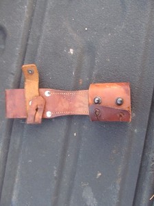 Romanian Type 2 Bayonet Frog Leather