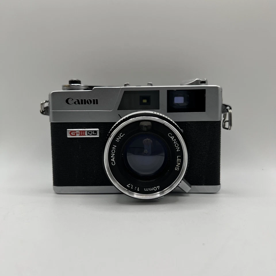CANON Canonet QL17 GIII G3 40mm f 1.7 35mm Film Rangefinder, Tested !! 1.5v Conv - Image 2 of 4