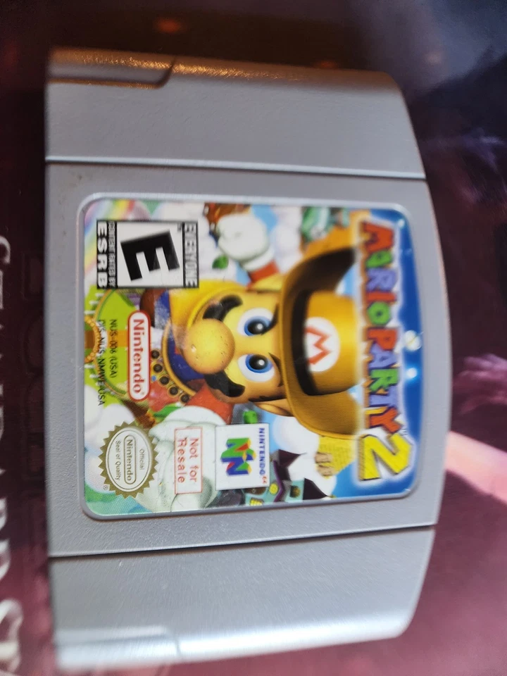 Mario Party 2 NOT FOR RESALE Nintendo 64 N64 Authentic Tested NFR - Image 3 of 4