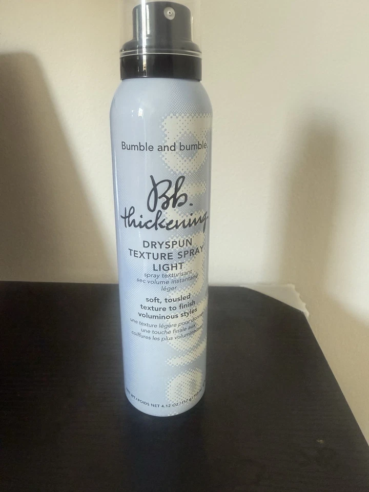 Bumble and Bumble Thickening Dryspun Texture Spray Light 4.12oz/150ml -NEW - Imagem 2 de 2