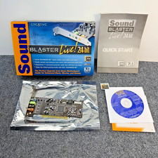 Creative Sound Blaster Live 24 Bit SB0410 PCI Sound Card 7.1 Channel Boxed