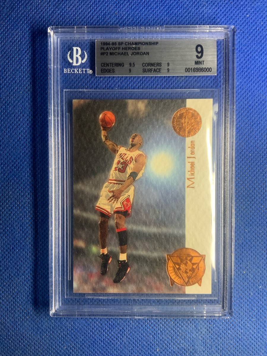 1994-95 SP Championship Playoff Heroes Michael Jordan BGS 9