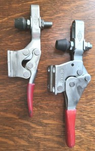 (2) De-sta-co Hold Down Action Clamps (No. 225-U & No. 227-U) Machinist Tools  