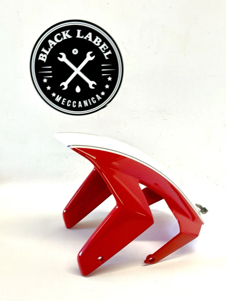 Genuine Used Ducati 749 999 S Front Fender Mudguard Red White Stripe 56430421A - Image 2 of 4