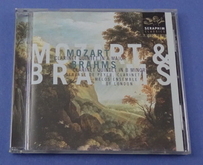 Mozart: Clarinet Quintet A major; Brahms: Clarinet Quintet B minor CD #724-5