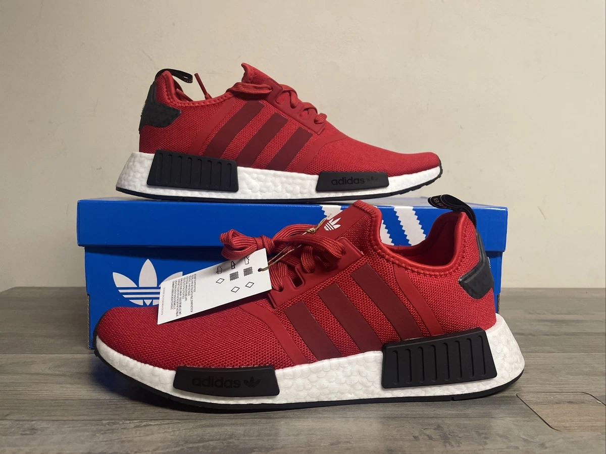 Adidas nmd r1 clearance red shoes
