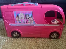 barbie pop up camper van best price