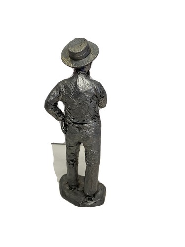 "Estudio de artista de colección en plomo para escultura de bronce difícil de encontrar siglo XX ""Thinking Man""" - Imagen 3 de 9