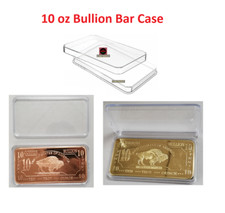 10 oz Bar Capsule Holder Case Air Tite CMC Mint 10 Ounce Bullion Copper Brass