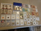 39 PCGS slabbed coin lot unc, SILVER BAR & MORGAN DOLLAR  Proof & Mint set's
